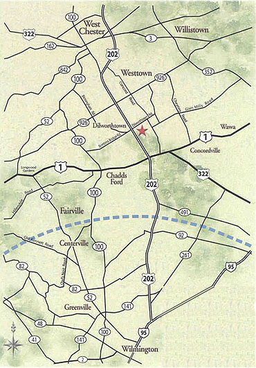 Maps of Chester County Pennsylvania